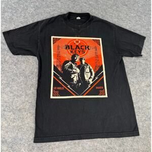 Black Keys America Tour 2012 Anaheim Los Angeles Concert Graphic Tee Shirt-Med